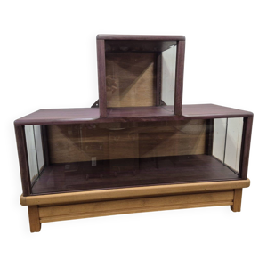 Ancienne vitrine en amarante - 1930