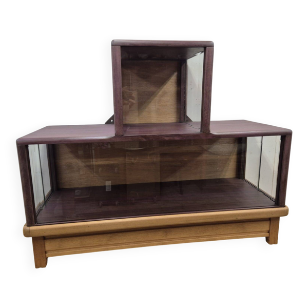 Ancienne vitrine en amarante 1930