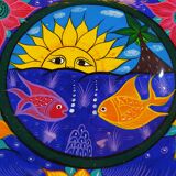 Multicolored Decorative Plate