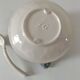 Faianças Germano Portugal floral slip sauceboat with spoon