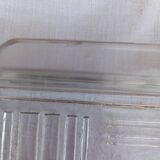Glass tray and its dishes