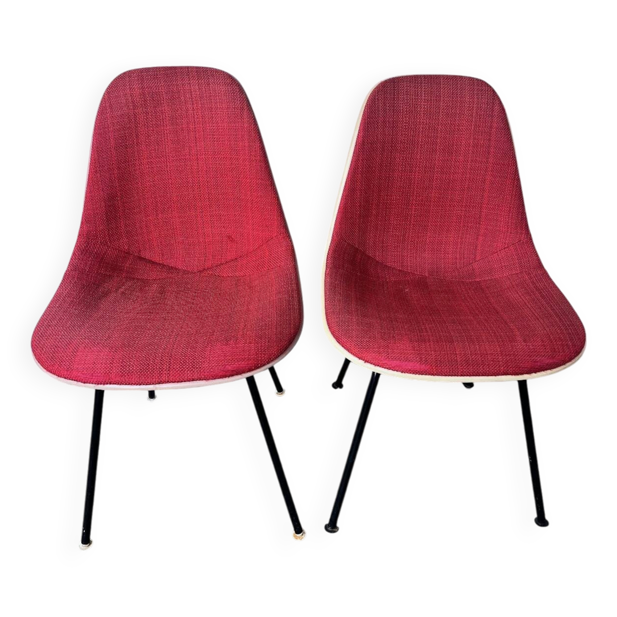 Chair by Charles Eames, seat by Alexander Girard, Ed. Herman Miller, 1960