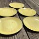 5 Salins Panama brushed oval dessert plates