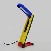 Lampe de bureau post-moderne par Benetton, Style Memphis Italie années 1980