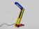 Postmodern desk lamp by Benetton, Memphis style Italy 1980s