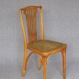 Set of 6 THONET chairs N°732 - 1914 - new canework - Viennese Secession.