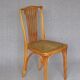 Set of 6 THONET chairs N°732 - 1914 - new canework - Viennese Secession.
