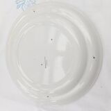 6 flat plates in Sarreguemines stoneware