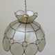 Suspension vintage en nacre et laiton