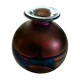 Vase Phoenician Malte 10 cm de haut verre multicolore doré