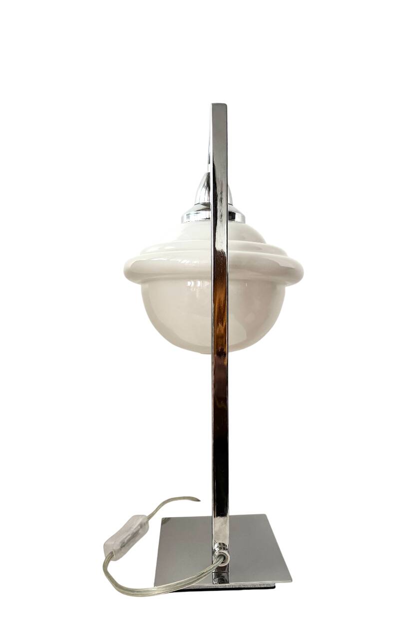 Lampe de table UFO chromée