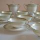 Service à thé ou à café porcelaine de Limoges A. Giraud & Brousseau 1940