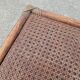 Vintage rattan bedside table