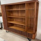 Wooden and Metal Bookcase