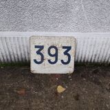 Enamelled plaque of the SNCF