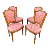 Set of 4 vintage Louis XVI style French chairs