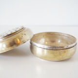 Brass and mother-of-pearl box