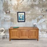 Enfilade en elme massif, REGAIN edition, circa 1980.