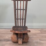 Pair of wooden chairs