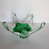 Art glass cup in the style of Josef Hospodka's creations for the v