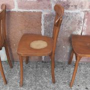 Chaises bistrot Luterma (système Monobloc, lot de 3)