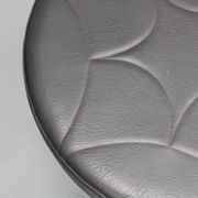 Tabouret danois en cuir des années 1960