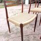 6 rosewood chairs no. 78 Niels Otto Moller