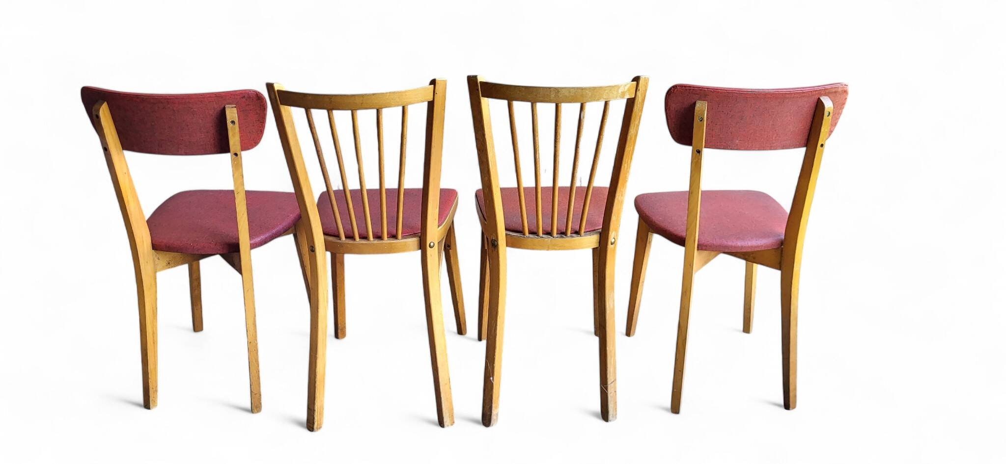 4 vintage & Baumann chairs