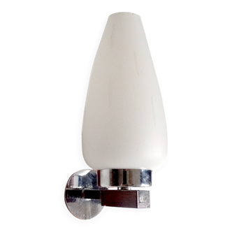 Applique scandinave, verre et teck