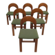 Set of 6 Arcadia chairs by Caraceni for Tagliabue, 70s