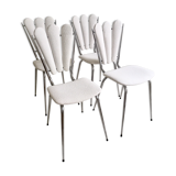 Ensemble de chaises "peacock" vintage restaurées