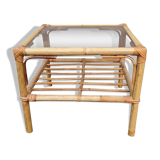Table basse rotin