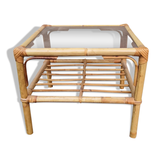 Rattan coffee table