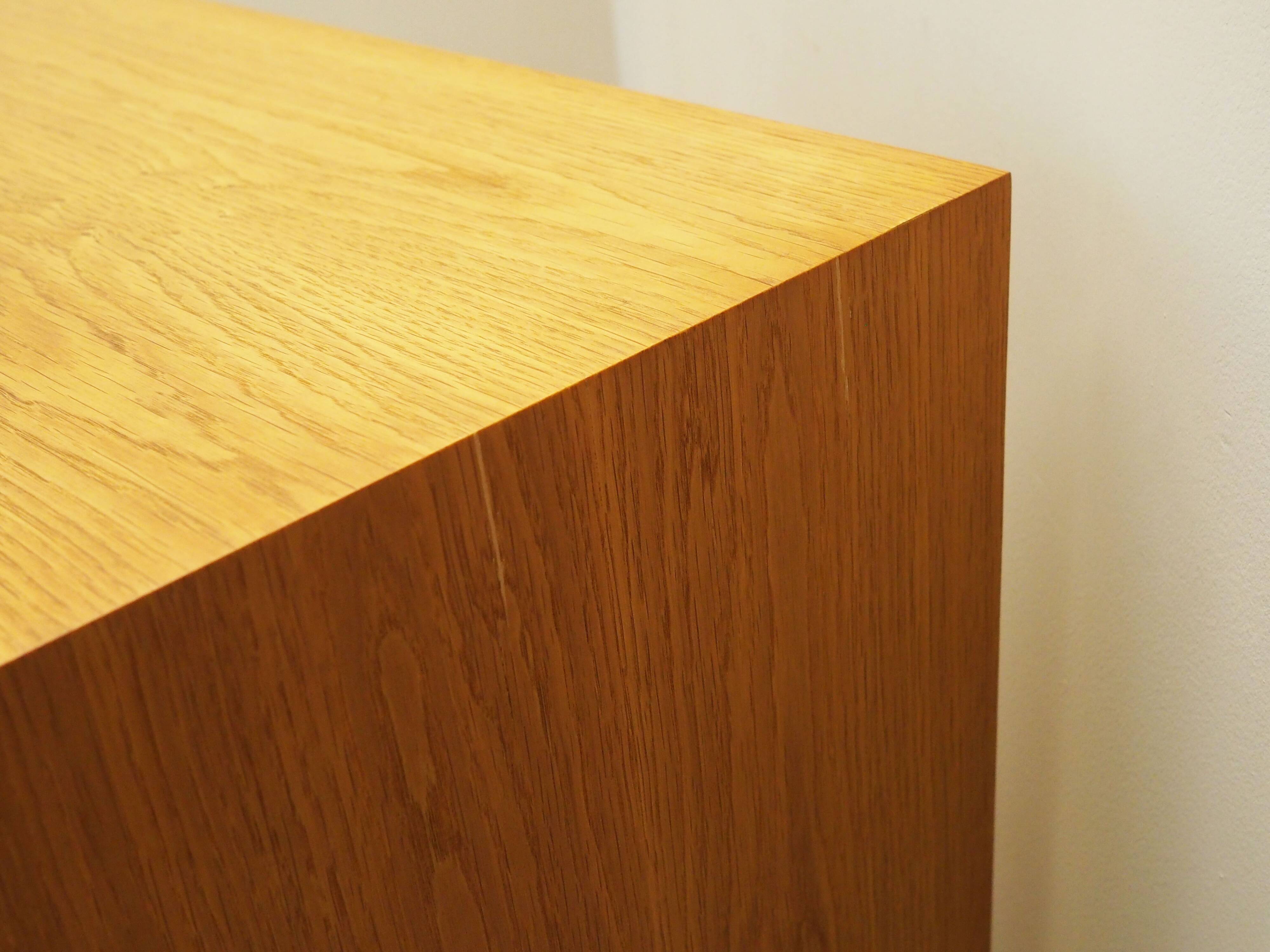 Ash sideboard, Danish design, 1970s, designer: Carlo Jensen, production: Hu