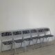 6 chaises pliante vintage 1970  zèbre