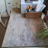 Farm table with a drawer