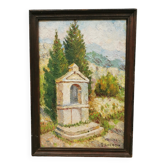 Oil painting Lacroix Vaucluse