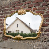 Miroir doré 76x63