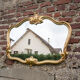 Miroir doré 76x63