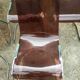 Chairs in plexiglas with chrome metal base