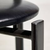 Set of 6 MK9170 POSTMODERN STYLE METAL FRAMED CHAIR