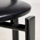 Ensemble de 6 MK9170 CHAISE À CADRE MÉTALLIQUE DE STYLE POSTMODERNE
