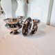 6 classic ice cream or Macedonian stainless steel bowls