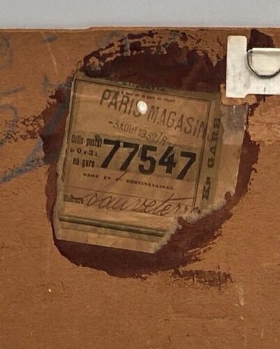 OIL ON CARDBOARD BY JEAN DENIS MALCLES LANDSCAPE 1933