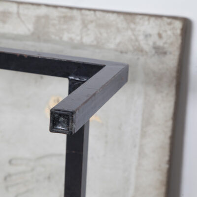 Square concrete coffee table Paul Kingma