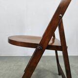 Pair of Bauhaus Folding Chairs B751 by Ligna, Czechoslovakia 1930s