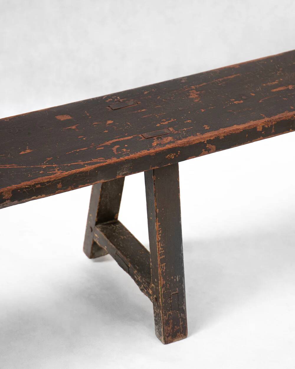 Old French provincial wooden bench, no. 1 | 335 cm