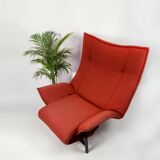Chaise de véranda vintage rouge par Vico Magistretti