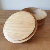 Boite en bois ronde