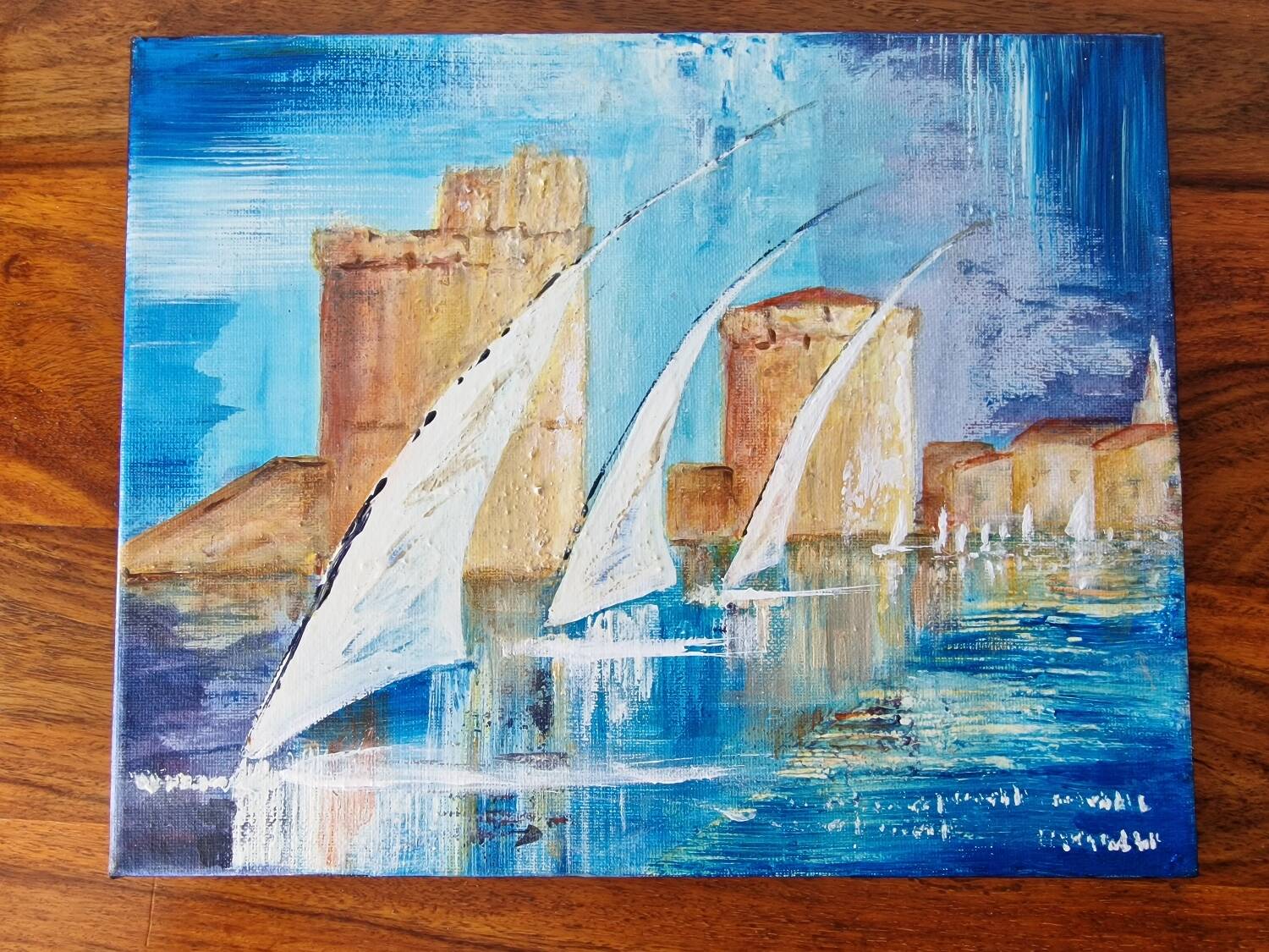Seascape painting La Rochelle